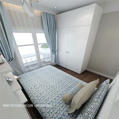 Thiết kế phòng ngủ biệt thự đẹp theo phong cách tân cổ điển tại Nguyễn Chí Thanh